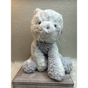 $32 🌙 Gund Light Blue Cozy Cat Plush Chat Cozys Kitten Kitty 11" NEW